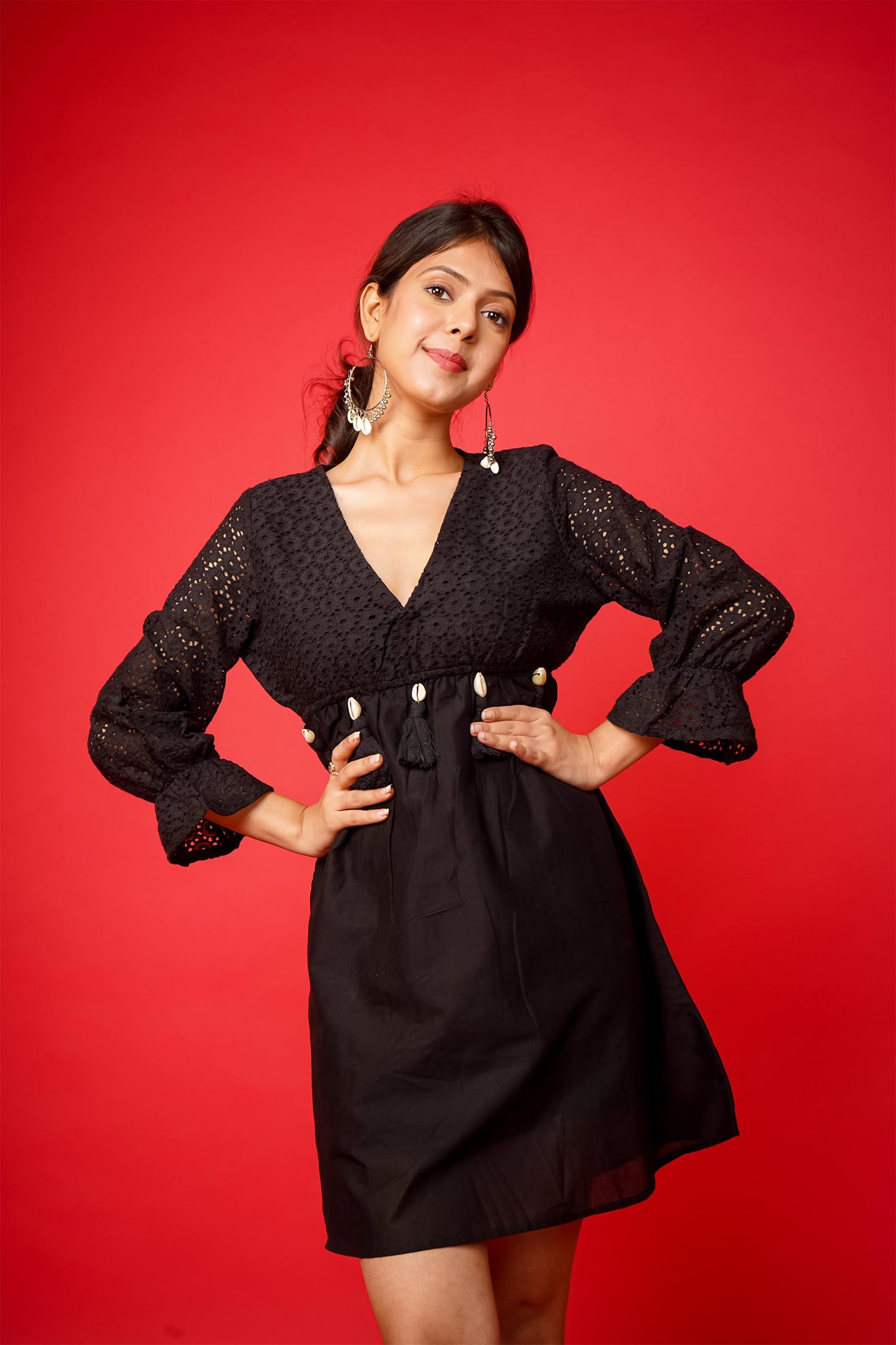 Fit and Flare Cotton Dress