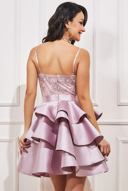 Blush Petal Lace Dress